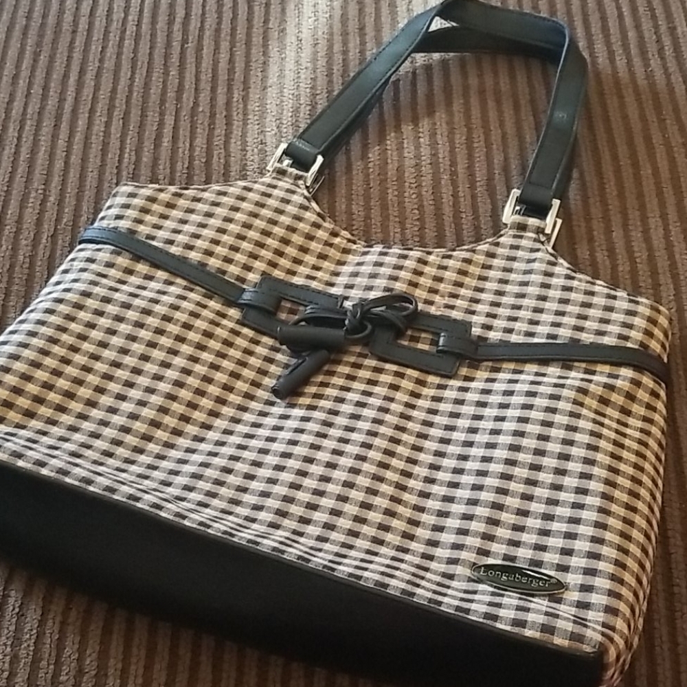 Longaberger purse....gingham and cute!